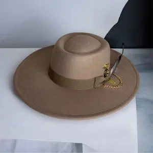 Accessories | Unisex Custom Round Wide Brim Fedora Hat 